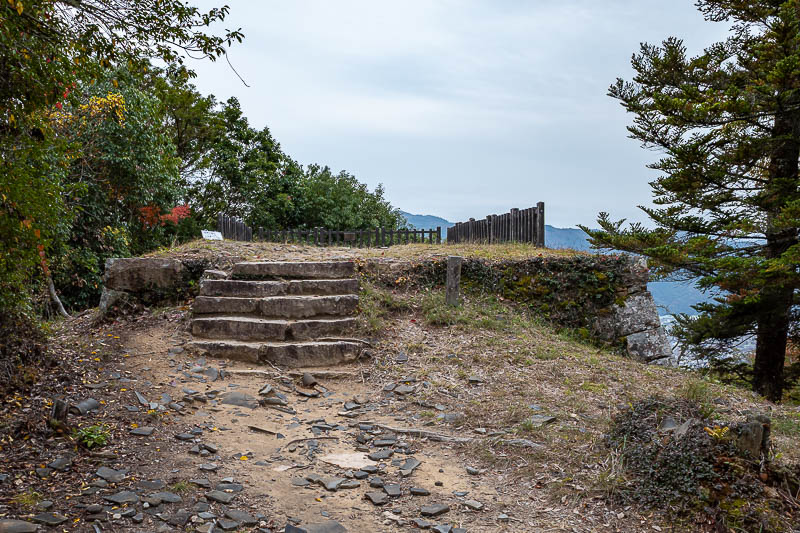 Japan-Okayama-Castle-Hiking - I presume there used to be a structure here.