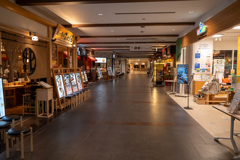 Trip 13 to Japan - October and November 2025 - The upper levels have multiple restaurant 'streets' which generally had no lines.