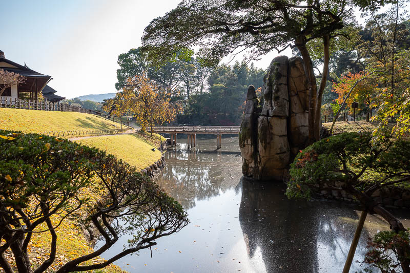 Trip 13 to Japan - October and November 2025 - This is probably the best shot I got of the garden. The bridge was not off limits.