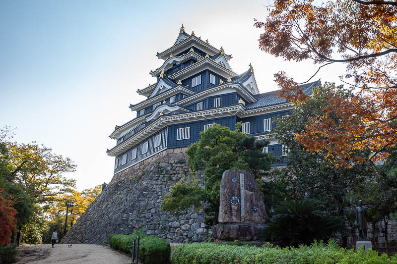 Trip 13 to Japan - October and November 2025 - Now it is time to go to the castle, I will enter from the garden entrance.