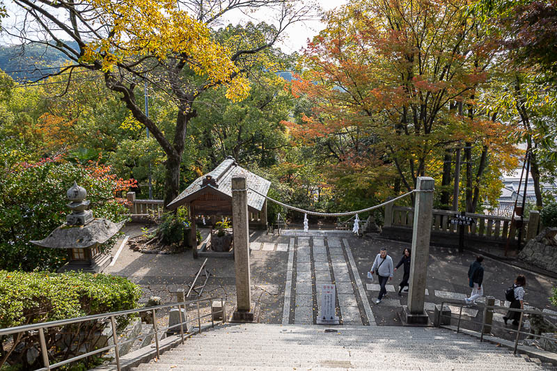 Trip 13 to Japan - October and November 2025 - Before doing canal appreciation, I discovered that there is a hill to climb, with a shrine of course. So climb I did.