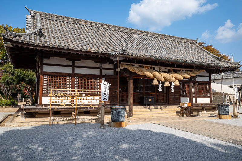 Trip 13 to Japan - October and November 2025 - The shrine is famous for its rope.