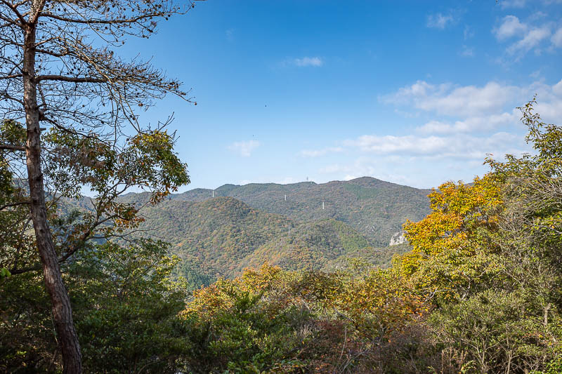 Trip 13 to Japan - October and November 2025 - Squint and top centre of this pic you will see a communications tower that is the half way point of this hike.