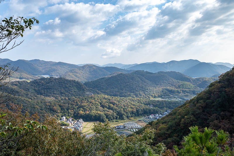 Trip 13 to Japan - October and November 2025 - The view in the other direction features solar cells.