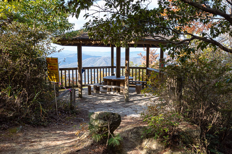 Trip 13 to Japan - October and November 2025 - Over half way down and finally another proper view spot. By the way, there were no other people on the way down either, I guess everyone drives up. Th