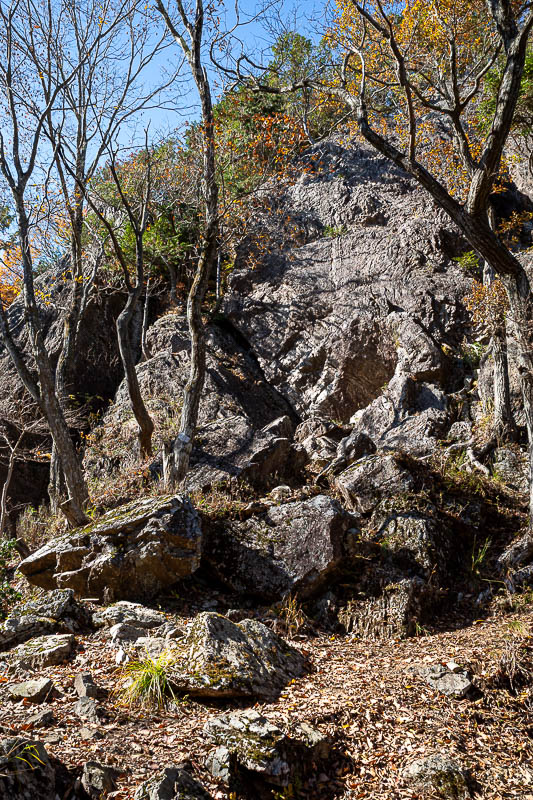 Japan-Tokyo-Hiking-Mount Odake - The whole area is popular with rock climbers.