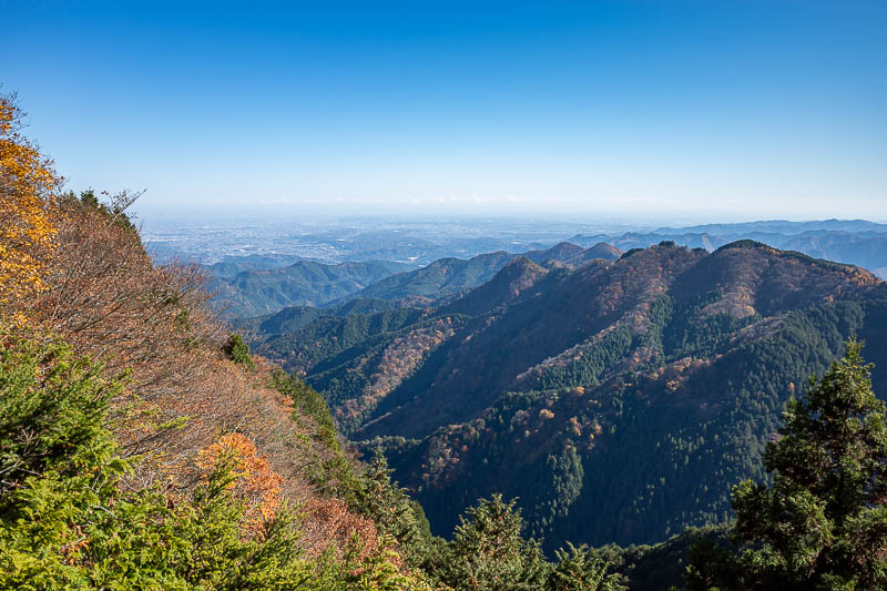 Japan-Tokyo-Hiking-Mount Odake - Tokyo is down there in the smog.
