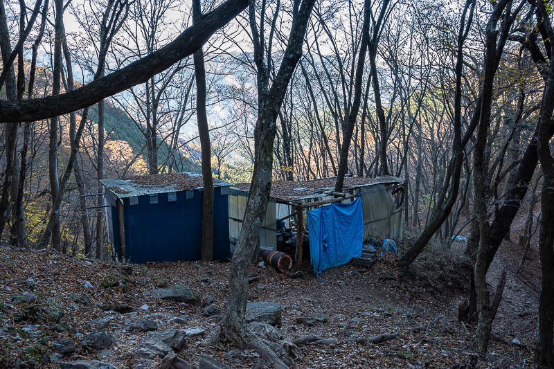 Japan-Tokyo-Hiking-Mount Odake - There were 2 decent looking quad bikes in this shed. I have no idea why.