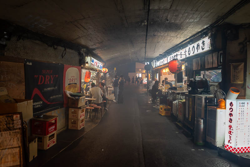 Japan-Tokyo-Yurakucho-Shimbashi - More tunnels under the track