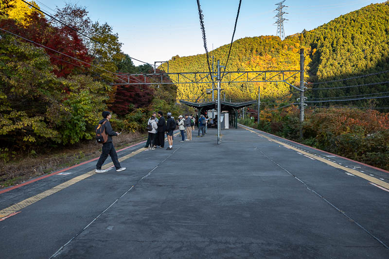 Japan-Tokyo-Hiking-Mount Odake - And finally, I was back at Mitake station, as were a lot of other people, who got off the bus that comes from the cable railway station. Tonight's out