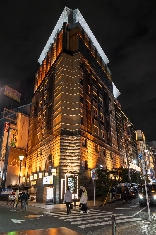 Japan-Tokyo-Shinjuku - There are a lot of interesting hotels around, even large ones like this have prices for rest or stay.