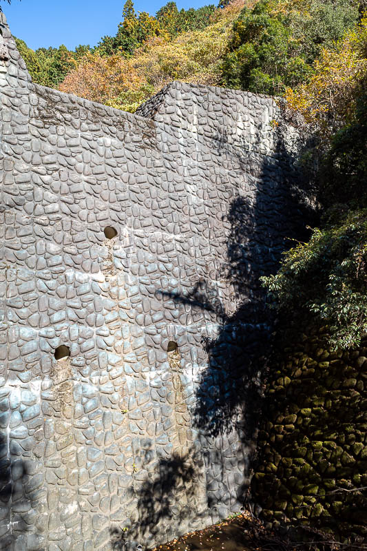 Japan-Tokyo-Hiking-Mount Takamizu - The dam wall today was impressive.