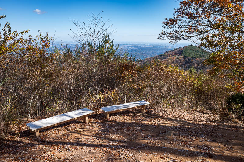 Japan-Tokyo-Hiking-Mount Takamizu - Behold, summit number 2, Iwatekeishi. A better view of Tokyo below.