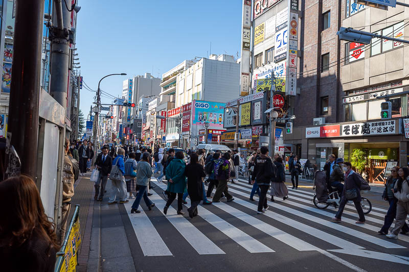 Japan-Tokyo-Walking-Yamanote - Shin-Okuba is where Korea town is, which is super busy these days.