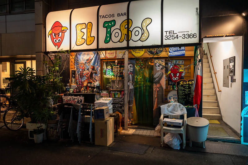 Japan-Tokyo-Kanda-Ramen - Perhaps tacos with rubbish piled up out the front to make it seem legitimate? Cancelled? OK.