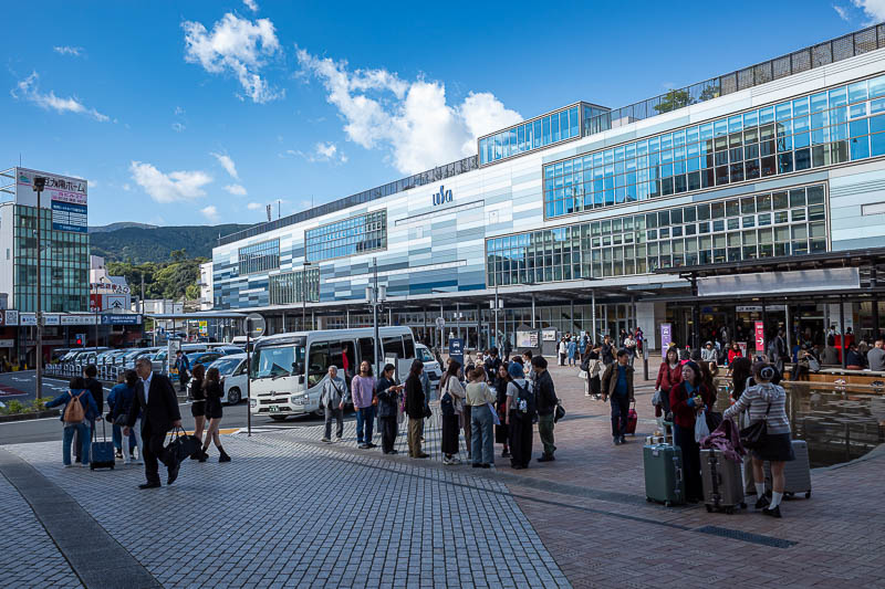 Japan-Tokyo-Atami-Castle - Atami station. The bullet train also comes here. I did not use it as this particular bullet train is not included in the Tokyo wide 3 day pass because