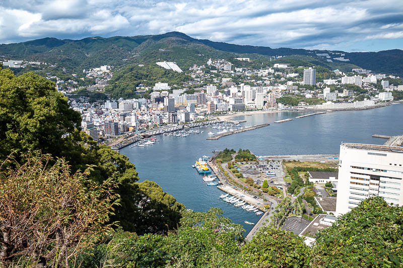 Japan-Tokyo-Atami-Castle - I skipped the castle and kept going up, on this a non hiking day.