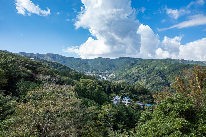 Japan-Tokyo-Atami-Castle - While those mountains look enticing, there are roads along the top of them all and my Japanese hiking app shows almost no trails to speak of.