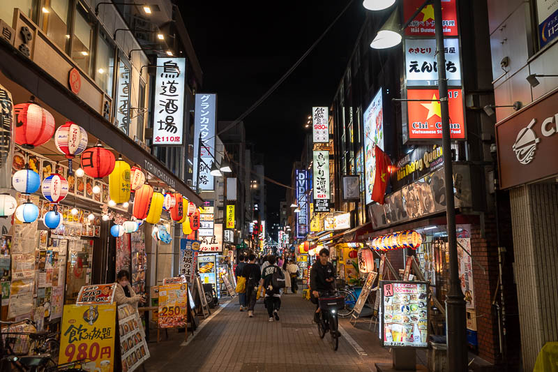 Japan-Tokyo-Ueno-Okachimachi - Okachimachi itself is many shopping streets such as this, which follow the train line.