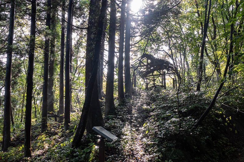 Japan-Niigata-Hiking-Bodaijiyama - Historic shed. Blazing sun and wet everything make for good photos.