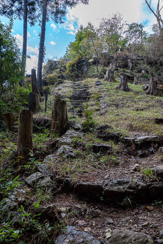 Japan-Tokyo-Hiking-Mitake-Hinodesan - Arriving at Hinodesan, a cross-ways for about 5 hikes.