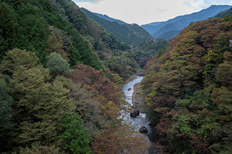 Japan-Tokyo-Hiking-Mitake-Hinodesan - The view down the Tama river at Kori station was also nice, but needed a better sky to be great.