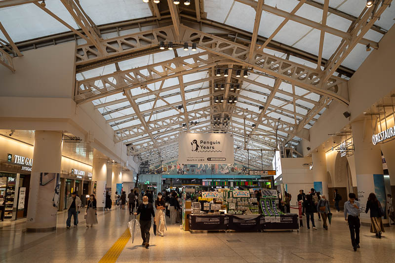 Japan-Tokyo-Ueno-Rain - The inside of the Ueno station, wretched hive of scum and villainy yadda yadda yadda. I think it has been done up in the last few years.