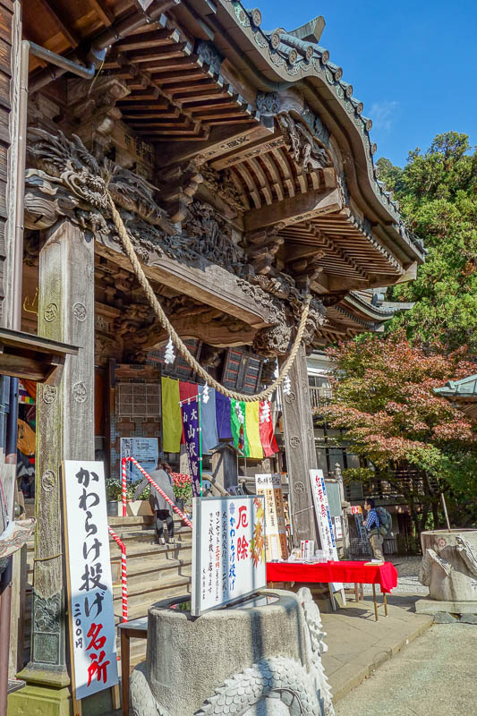 Japan-Tokyo-Hiking-Mount Oyama-Autumn - Redundant temple photo, the next one is better.
