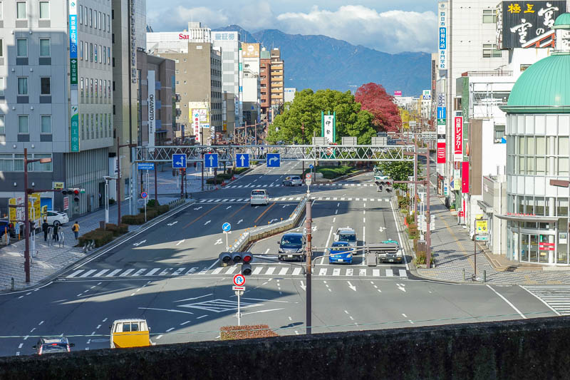 Japan 2015 - Tokyo - Nagoya - Hiroshima - Shimonoseki - Fukuoka - This is the view from the last station change, where I had to wait 30 minutes. Not sure of the name of this town, but its quite near Suzuka, where the