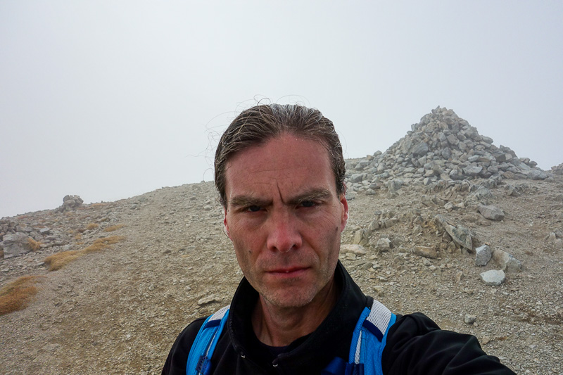 Japan-Tateyama-Kurobe-Alpine-Hiking - I had the first of three summits all to myself. It had no view though.