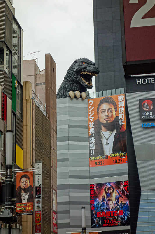 Visiting 9 cities in Japan - Oct and Nov 2016 - Godzilla, from the previously mentioned godzilla street.