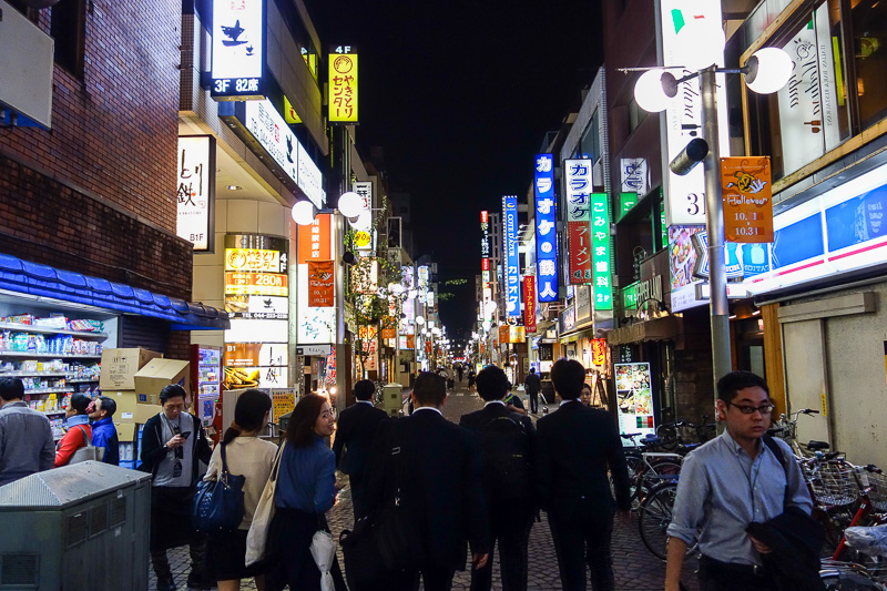 Visiting 9 cities in Japan - Oct and Nov 2016 - The back streets look like other back streets which can be found in the back streets of every Japanese city.