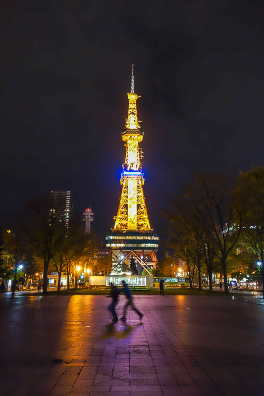 Visiting 9 cities in Japan - Oct and Nov 2016 - The Sapporo Eifel tower, proudly sponsored by Panasonic.