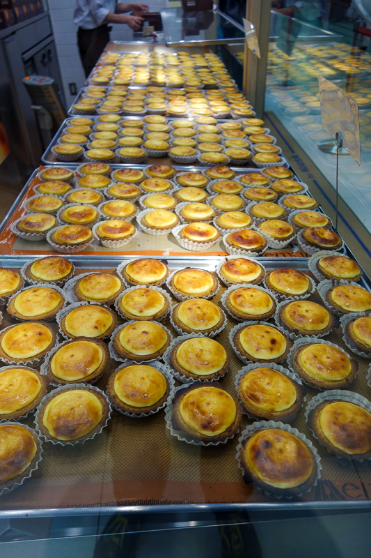 Visiting 9 cities in Japan - Oct and Nov 2016 - Having rejected the dog food birthday cake, I settled on some custard tarts. 6 for $10, what a bargain!