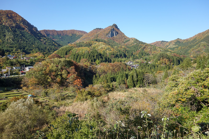 Japan-Sendai-Omoshiroyama-Hiking-Yamadera - Getting close to the town of Yamadera now, such great views.