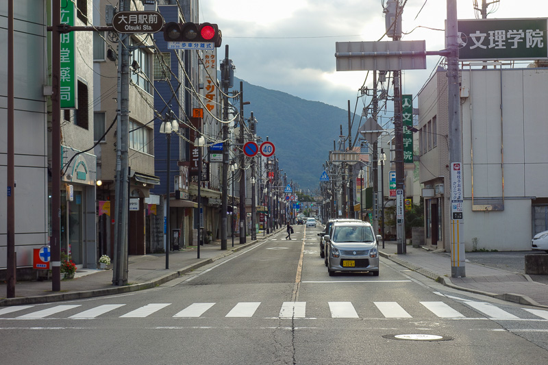 Visiting 9 cities in Japan - Oct and Nov 2016 - And heres another of the main street, they even had a convenience store, how convenient!
