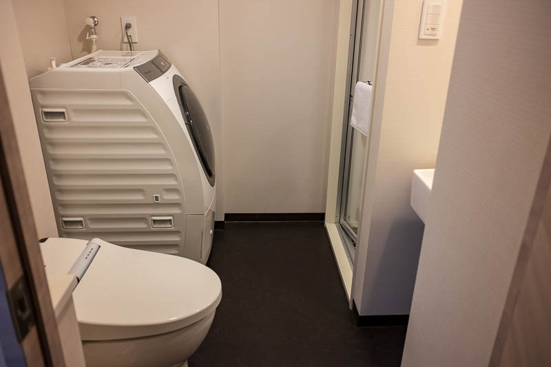 Back to Japan for even more - Oct and Nov 2017 - A full size washer dryer in the bathroom? Never experienced that before in any hotel room, just serviced apartments. The bathroom is nearly as big as 
