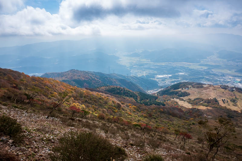 Japan-Hiking-Mount Ibuki - Slightly superfluous, but I like the clouds. I say superfluous a lot.