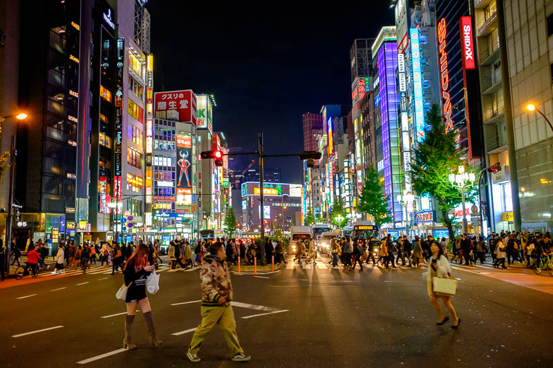 Japan-Tokyo-Shinjuku-Golden Gai-Ramen - Now we do a bit of Shinjuku neon.