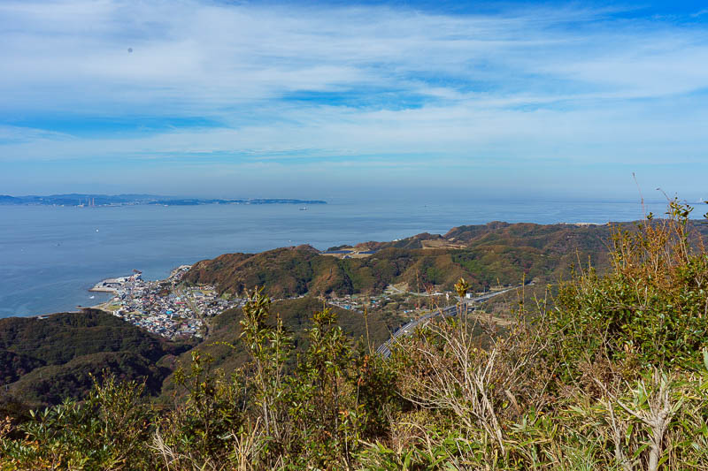 Of course I am back in Japan yet again - Oct and Nov 2018 - Before too long I was back on the right path. This is the view back to Tokyo. You cant see it due to the smog.