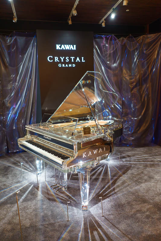 Of course I am back in Japan yet again - Oct and Nov 2018 - Is this piano made of solid crystal or perspex? Either way I am sure it sounds terrible as a result.