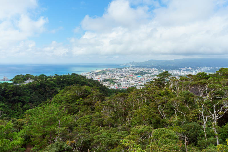 Japan-Okinawa-Nago-Hiking - Nice mid level view from where I suspect the castle ruins are. Probably the best view of the day.