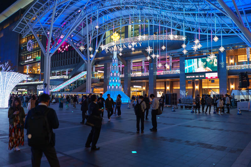 Japan-Fukuoka-Hakata-Ramen - Christmas light hysteria in Hakata