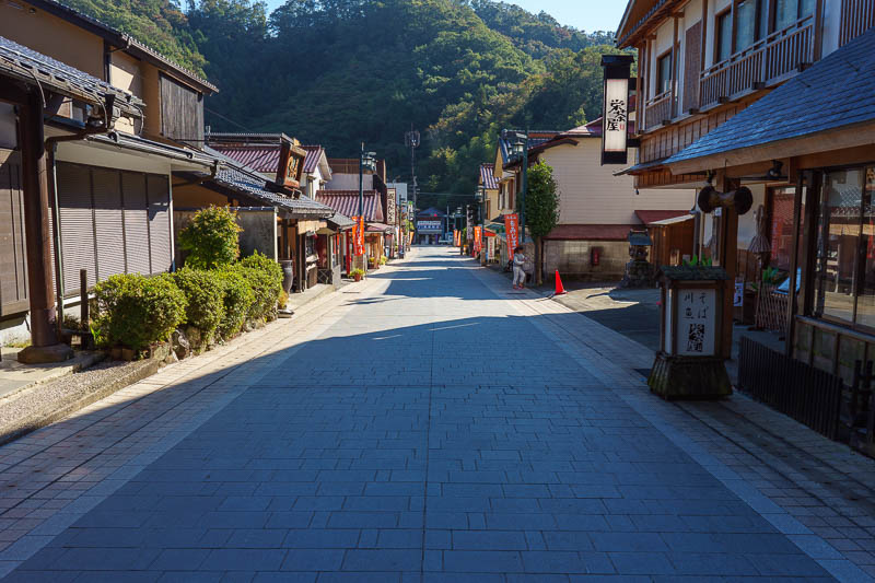 Of course I am back in Japan yet again - Oct and Nov 2018 - The hike up to the top cable car station of Takao is more of a road, with shops, this is by all reports the number one hiking destination in Japan due