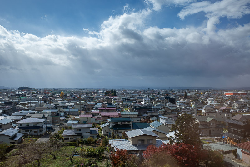 Japan for the 9th time - Oct and Nov 2019 - I think this very flat looking city is called Akayu.