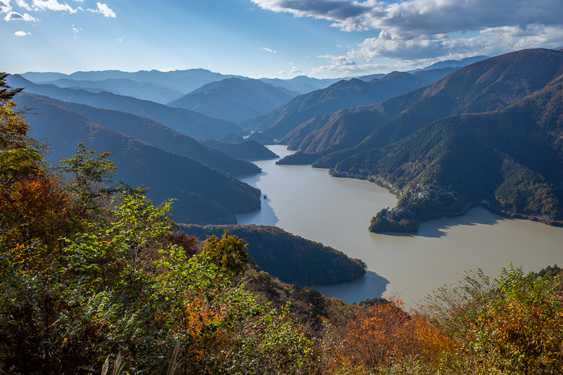 Japan-Hiking-Okutama-Mount Gozenyama - Dam dirty and noisy hike