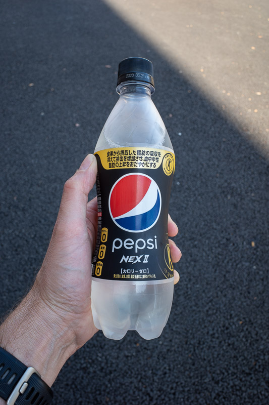 Japan-Tokyo-Museum-Train - Clear Pepsi Max (NEX). Great stuff. Lacking in potassium though.