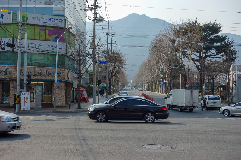Korea again - Incheon - Daegu - Busan - Gwangju - Seoul - 2015 - This is todays mountain. Apparently theres a cable car somewhere. I didnt see it. The internet says to catch a bus from where I am standing for this p
