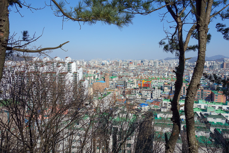 Korea again - Incheon - Daegu - Busan - Gwangju - Seoul - 2015 - The view back over Incheon from one of the lookouts. That is not Seoul, which is about 40km away (I think).