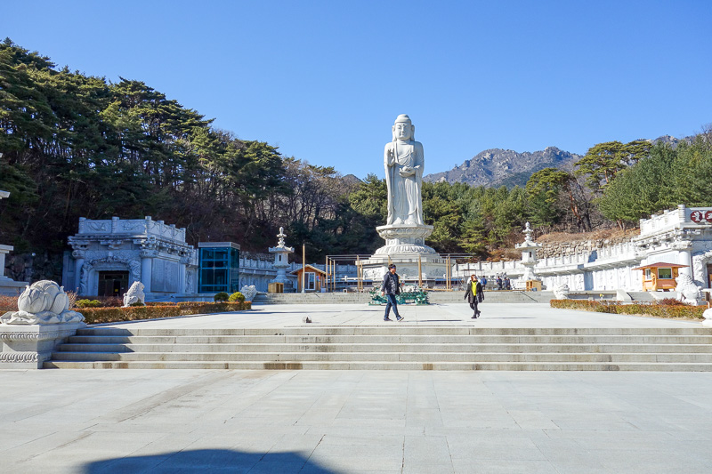 Korea again - Incheon - Daegu - Busan - Gwangju - Seoul - 2015 - This is not the buddha I was looking for, but it was huge. And brand spanking new. Who needs to see an ancient rock carving when theres a new concrete
